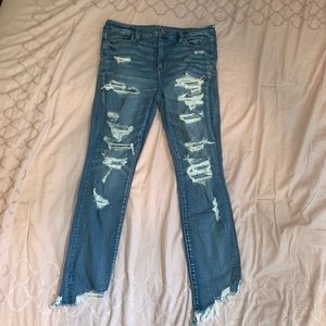 High waisted American eagle jeans